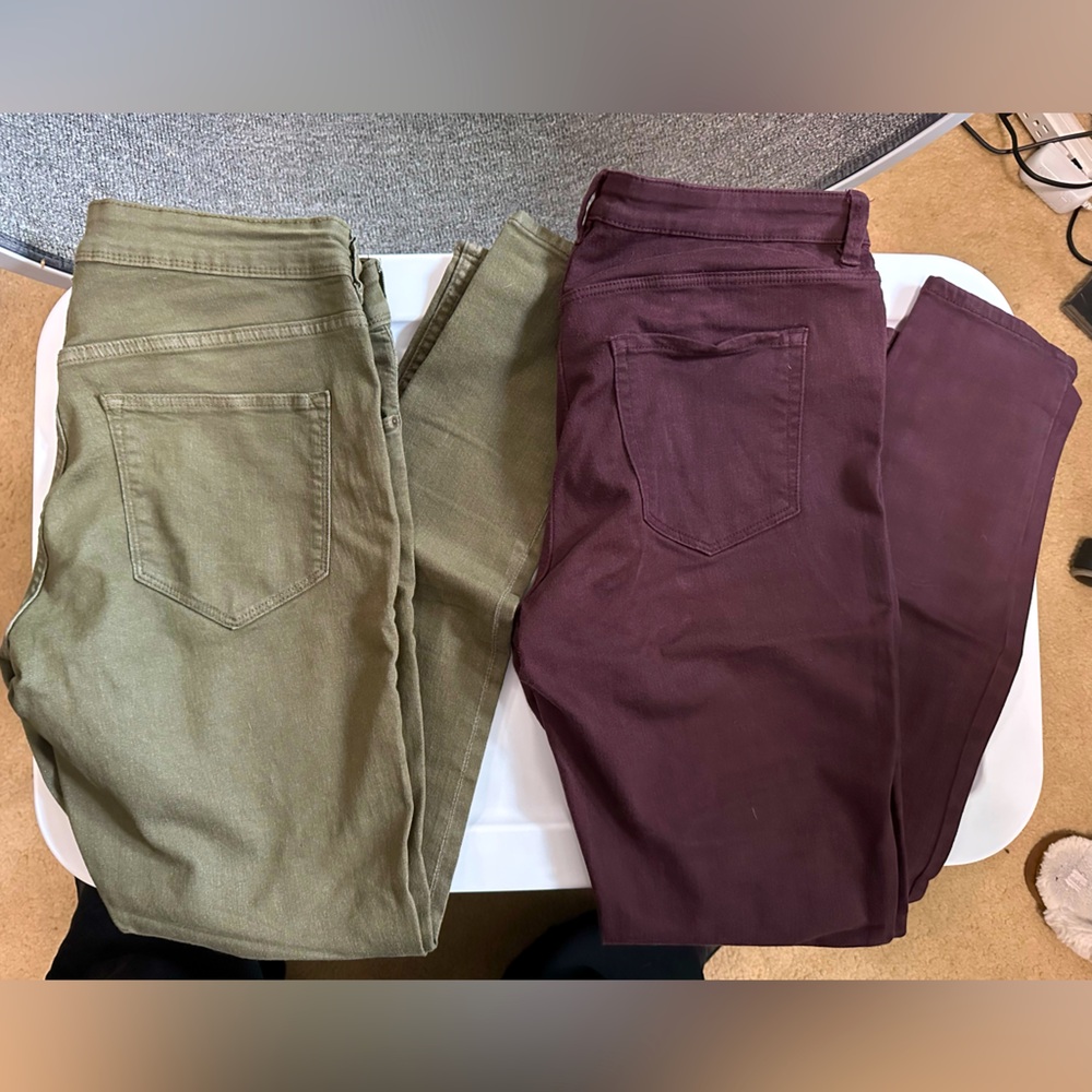 EUC 2Pairs H&M skinny jeans 14